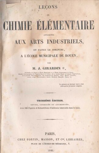 Lecons De Chimie Elementaire Appliquees Au X Arts Industriels. Tome2. Chimie Minerale. Metaux.²