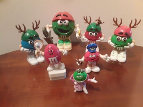 Lot De 7 Figurines M&m S Différentes Tailles Et Modèles