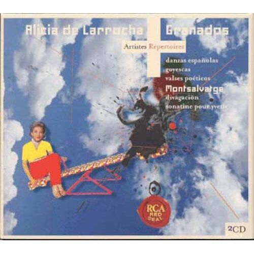 Goyescas, Allegro De Concierto, Danza Lenta, Danses Espagnoles, Valses Poetiques Larrocha, Piano + Montsalvage