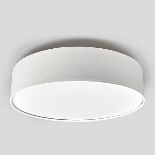 Plafonnier Led Sebatin En Tissu De Couleur Crème