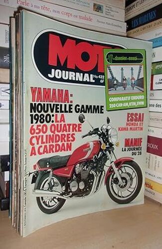 Moto Journal N° 432: 1979. (Essai Honda Et Kawa Martin. Yamaha Nouvelle Game 1980. Dossier Essai Comparatif Enduro 250 Can-Am, Ktm, Swm)