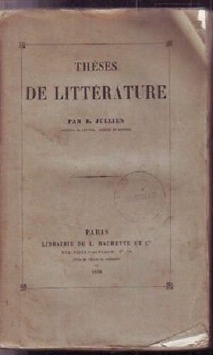 Theses De Litterature   Jullien