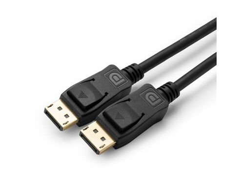 MicroConnect - Câble DisplayPort - DisplayPort (M) verrouillé pour DisplayPort (M) verrouillé - DisplayPort 1.2 - 2 m - support 4K60Hz (4096 x 2160) - noir