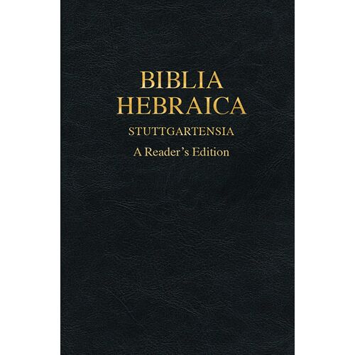 Biblia Hebraica Stuttgartensia (Bhs), A Reader's Edition, Hardcover (Imitation Leather)