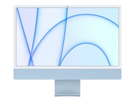 Apple iMac with 4.5K Retina display MGPK3FN/A - Début 2021 - 24" M1 8 Go RAM 256 Go Apple M1 8-core - Bleu AZERTY