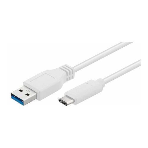 MicroConnect - Câble USB - USB type A (M) pour 24 pin USB-C (M) - USB 3.1 - 20 cm - moulé - blanc