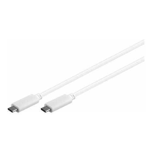MicroConnect - Câble USB - 24 pin USB-C (M) pour 24 pin USB-C (M) - USB 3.1 - 1 m - blanc