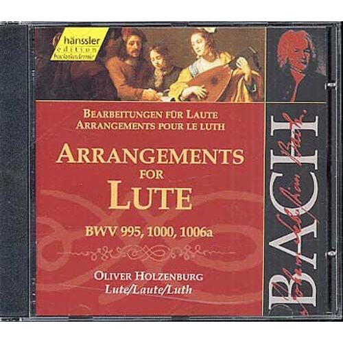 Arrangements Pour Luth Bwv 995, 1000 & 1000a Burgueste & Holzenburg, Luth