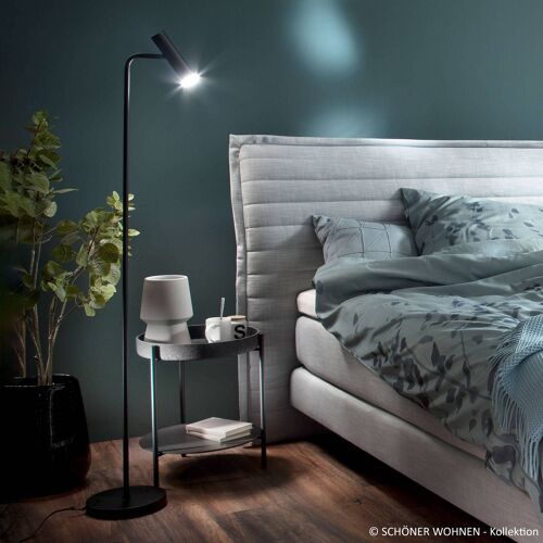 Schöner Wohnen Stina Lampadaire Led Noir