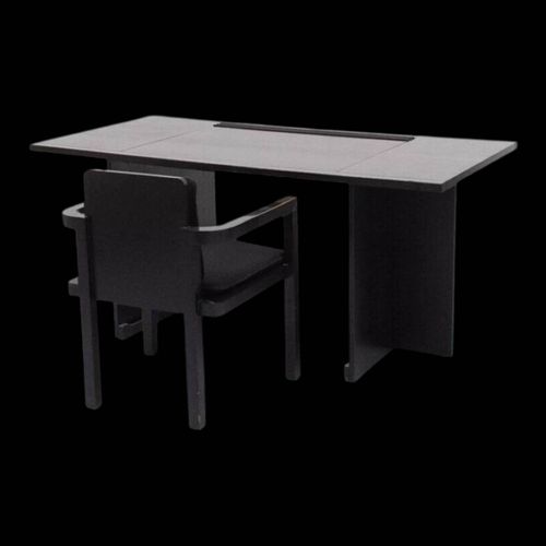 Chaise Et Bureau Walter Gropius Fagus Noir
