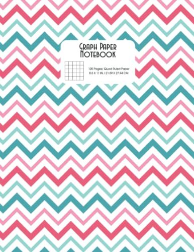 Graph Paper Notebook - 120 Pages 8.5 X 11 Inch: Grid Paper Notebook, Grid Paper For Math Science, Engineering, Architects, Artists, Students| Quad Ruled 5x5 - Vol 54