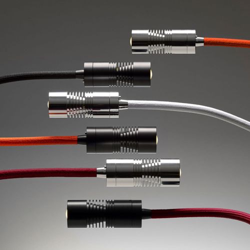 Oligo A Little Bit Colour Lampadaire Chromé/Rouge