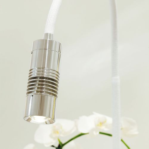 Oligo A Little Bit Colour Lampadaire Chromé/Blanc