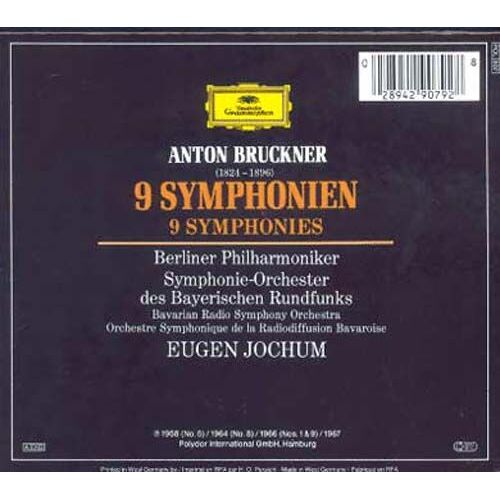 Bruckner : Symphonie 1 À 9