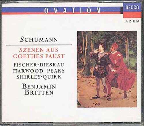 Scenes De ""Faust"" De Goethe Fischer-Dieskau