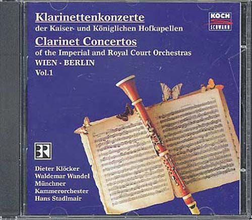 Concertos Pour Clarinette : Lebrun, Beer, Hofmeister Klöcker, Clarinette