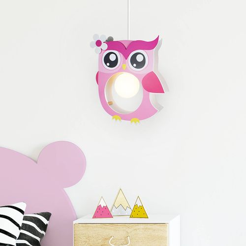 Suspension Rose Erna En Forme De Hibou