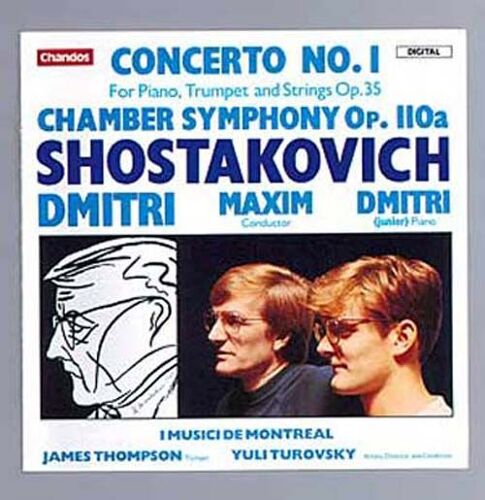 Concerto Pour Piano No. 1, Symph. A Cordes Chostakovitch Jr., Piano