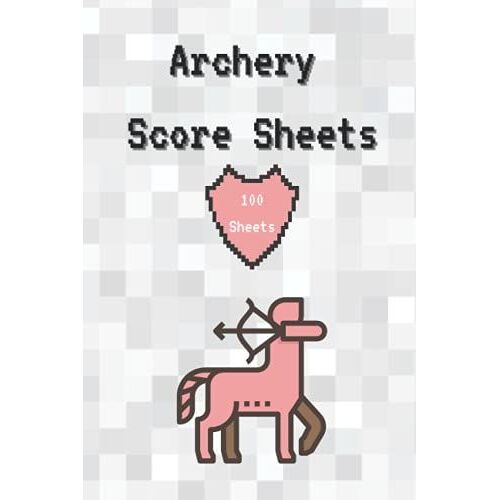 Archery Score Sheets | 100 Games, 6x9" | Archery Score Book | Archery Scorekeeper | Archery Gift | Geeky Archery |: Archery Scorekeeping | Archery ... Notes | Archery Practice And Training