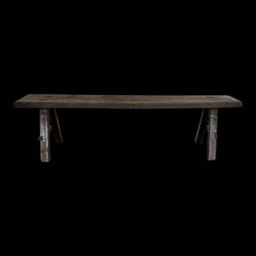 Banc en chne dit banc de cochon bois