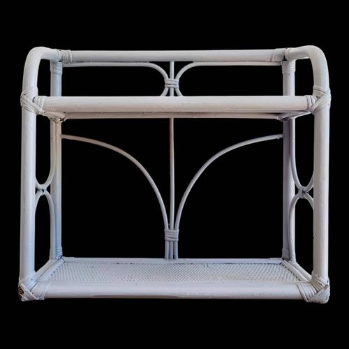 Etagre Rotin Ancienne Grise Gris