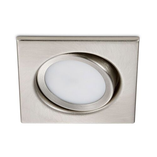 Spot Encastré Led Rila Inclinable, Nickel Mat
