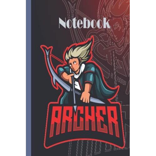Archery Notebook: Football Notebook Wide Ruled,Lined Paper Notebook For School, Students,Gift For Kids, Boys, Girls,Archer Notebook,Archery Lover