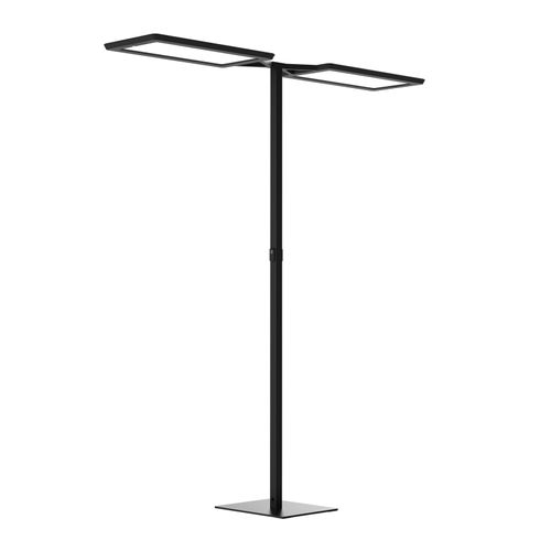 Lampadaire Led Yara.Double Cct, Bt, Pir, Noir