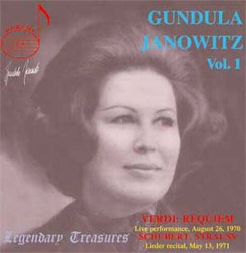 Volume 1 Janowitz,Gundula