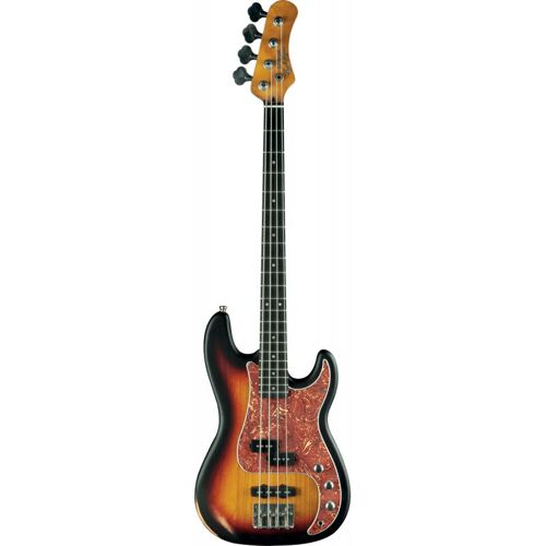 Eko Vpj280v-Relic-Sb - Guitare Basse 4 Cordes Type P Relic Sunburst