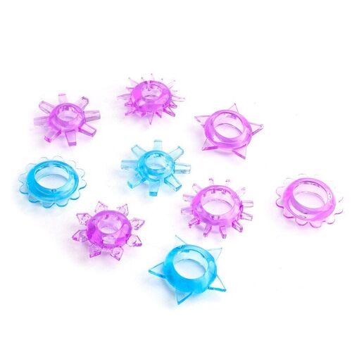 Anneau De Pénis Pour Homme, 5 Pièces, Produits Durables, Retardent Les Doigts, Vibrateur, Produits Pointus, Clitoris, Point Gspot, Agrandissement Du Pénis, Jouets Sexuels