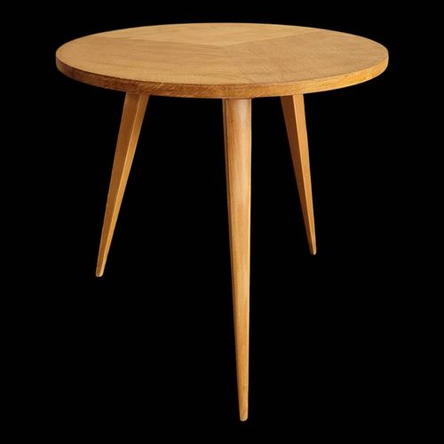 Table basse tripode vintage bois