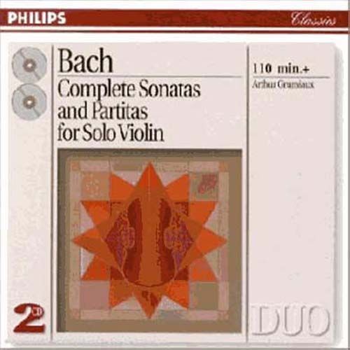 Sonates Et Partitas Pour Violon Seul Bwv 1001 À 1006 Grumiaux, Violon
