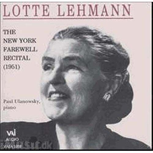 New York Farewell Recital 1951