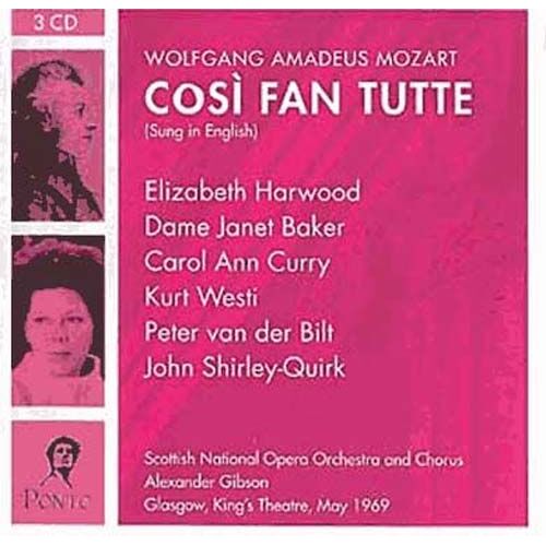 Cosi Fan Tutte, Opéra En 2 Actes K.588