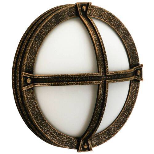 Applique D'extérieur Agneß Style Rustique Brun
