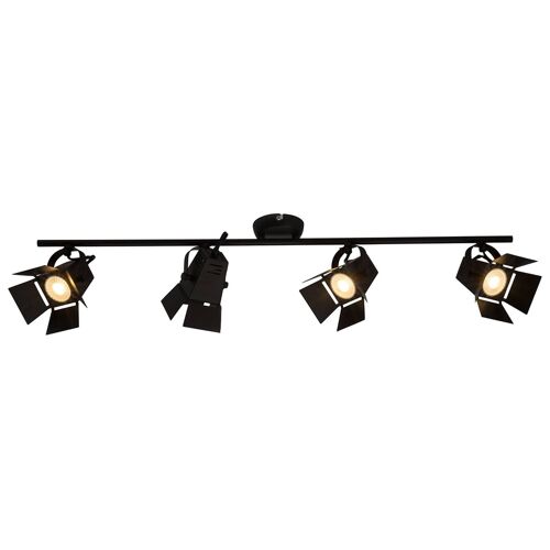 Plafonnier Spot Led Moderne Movie, Noir