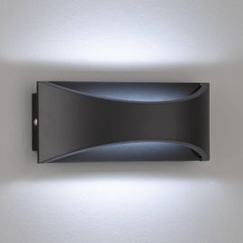 Applique DExtérieur Led Rio, Up/Down, Noire