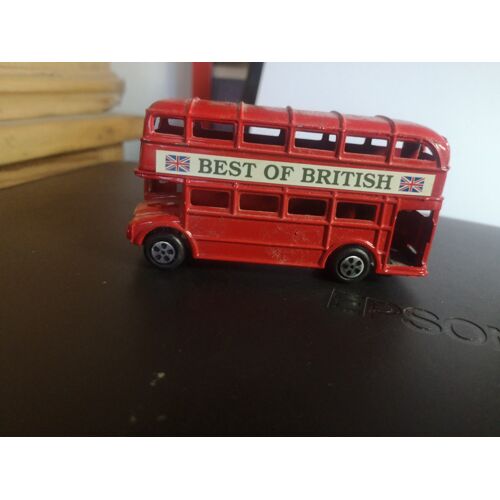 Autobus Miniature Londonien - Best Of British - Metal - A Collectionner 9 Cm X 5 Cm X 3 Cm Environ