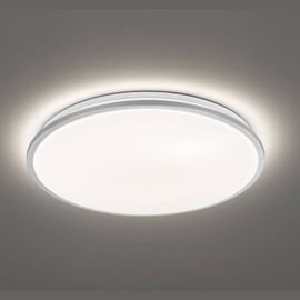 Plafonnier Led Jaso, Dimmable, Ø 40 Cm, Argenté