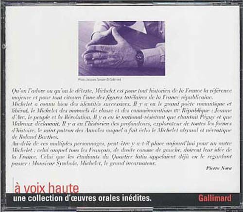 Michelet, Historien De La France - (1cd Audio)