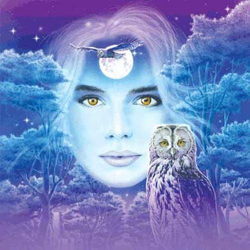 Greeting Card - Moon Music