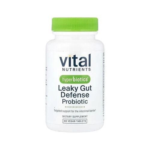 Hyperbiotics, Probiotique Pour La Défense Contre Les Fuites Intestinales, 60 Comprimés Vegan 