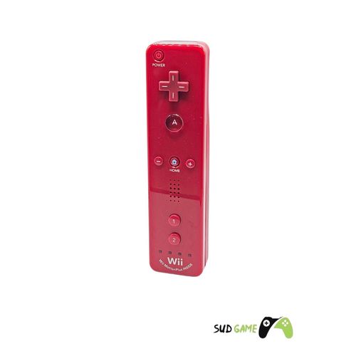 Nintendo Wii - Manette Wiimote Motion Plus Rouge officielle - Très Bon état