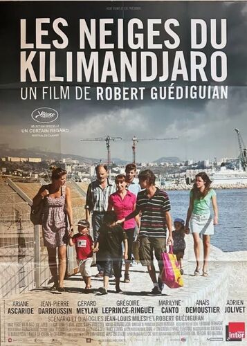 Les Neiges Du Kilimandjaro - Affiche Originale De Cinéma - Format 120x160 Cm - De Robert Guédiguian Avec Ariane Ascaride, Jean-Pierre Darroussin, Gérard Meylan, Maryline Canto - Année 2011
