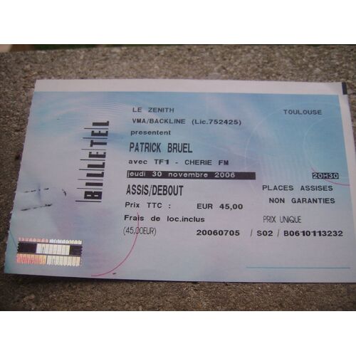 Patrick Bruel Le Zenith