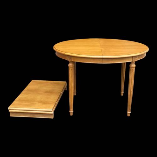 Table Manger Ronde Art Dco Extensible En Bois 1970 220cm Bois