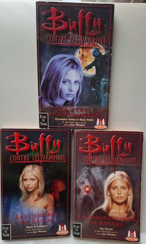 Lot 3 Livres Collection Buffy Contre Les Vampires : La Pluie D'halloween - Tome 2 + La Ressurection De Ravana - Tome 21 + Les Cendres De Salem - Tome 23