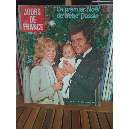 Jours De France Le Premier Noel De Bébé Dassin Numéro 1255 30 Décembre 1978