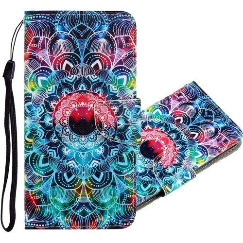 Coque Pour Samsung Galaxy S20 Fe, Housse En Cuir Samsung S20 Fe Etui, Coque Etui Magnetique Motif Colore Coque Housse Pour Samsung Galaxy S20 Fe. Xc Mandala